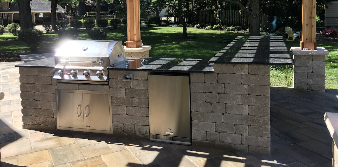 Outdoor kitchen design